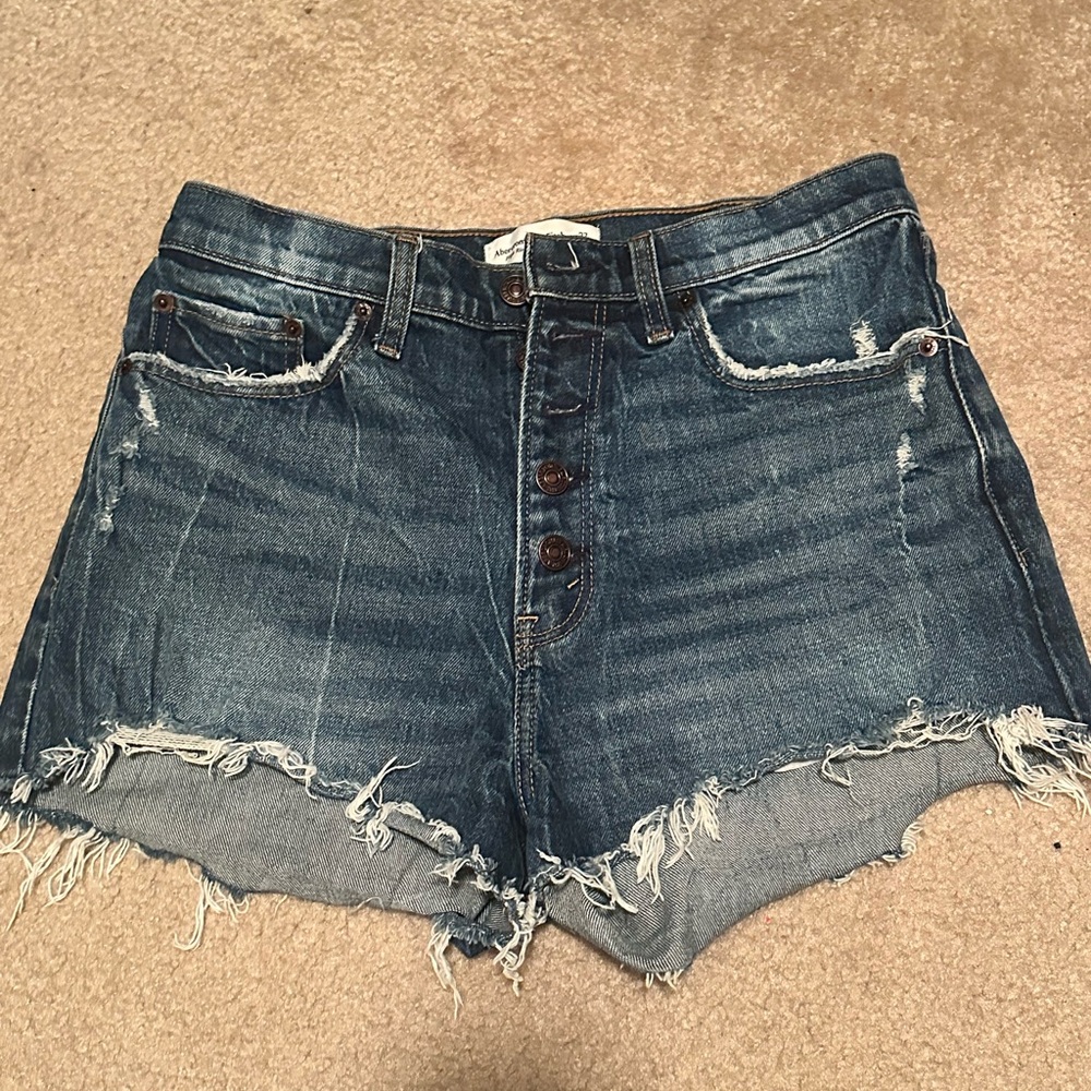 Abercrombie & Fitch Blue Jean Shorts